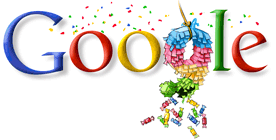 Logo Google : 9th_birthday.gif