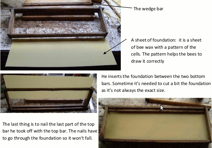 Wedge Bar and sheet of foundation