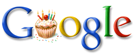 Logo Google : 8th_birthday.gif